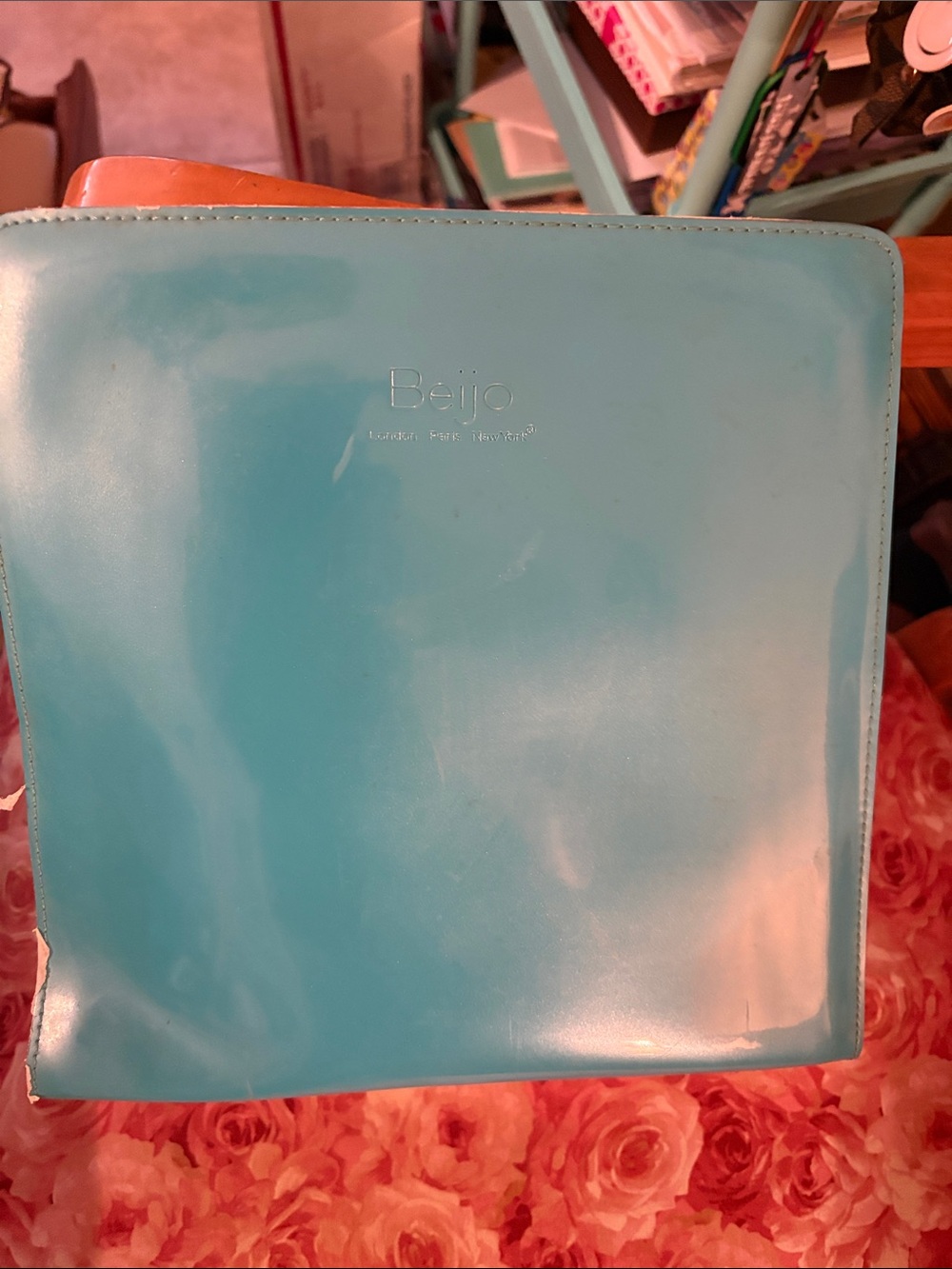 Beijo Turquoise Vinyl Portfolio Binder